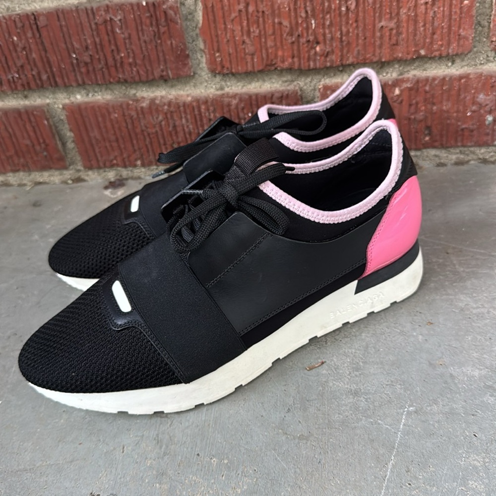 Balenciaga Neoprene/ Leather Tess S Gomma Sneakers - Picture 9 of 9